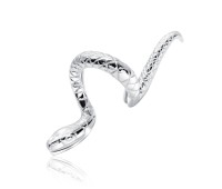 Cutie Snake Shaped Silver Ear Cuff EC-1456